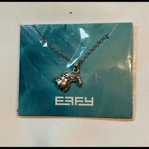 EFFY Eagle head on 18” chain